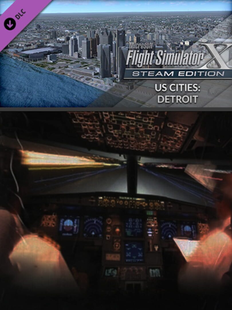 Microsoft Flight Simulator X: Steam Edition - US Cities: Detroit
