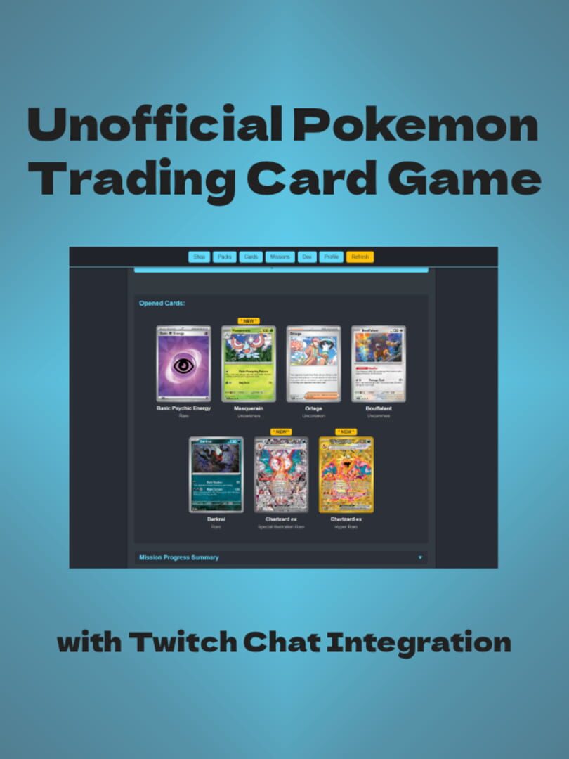 Unofficial Pokemon Trading Card Game